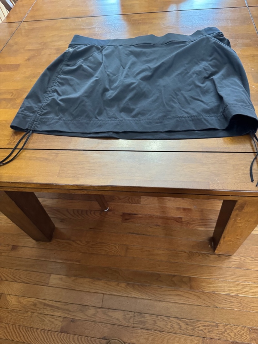 Columbia Black Athletic Skort with Drawstrings